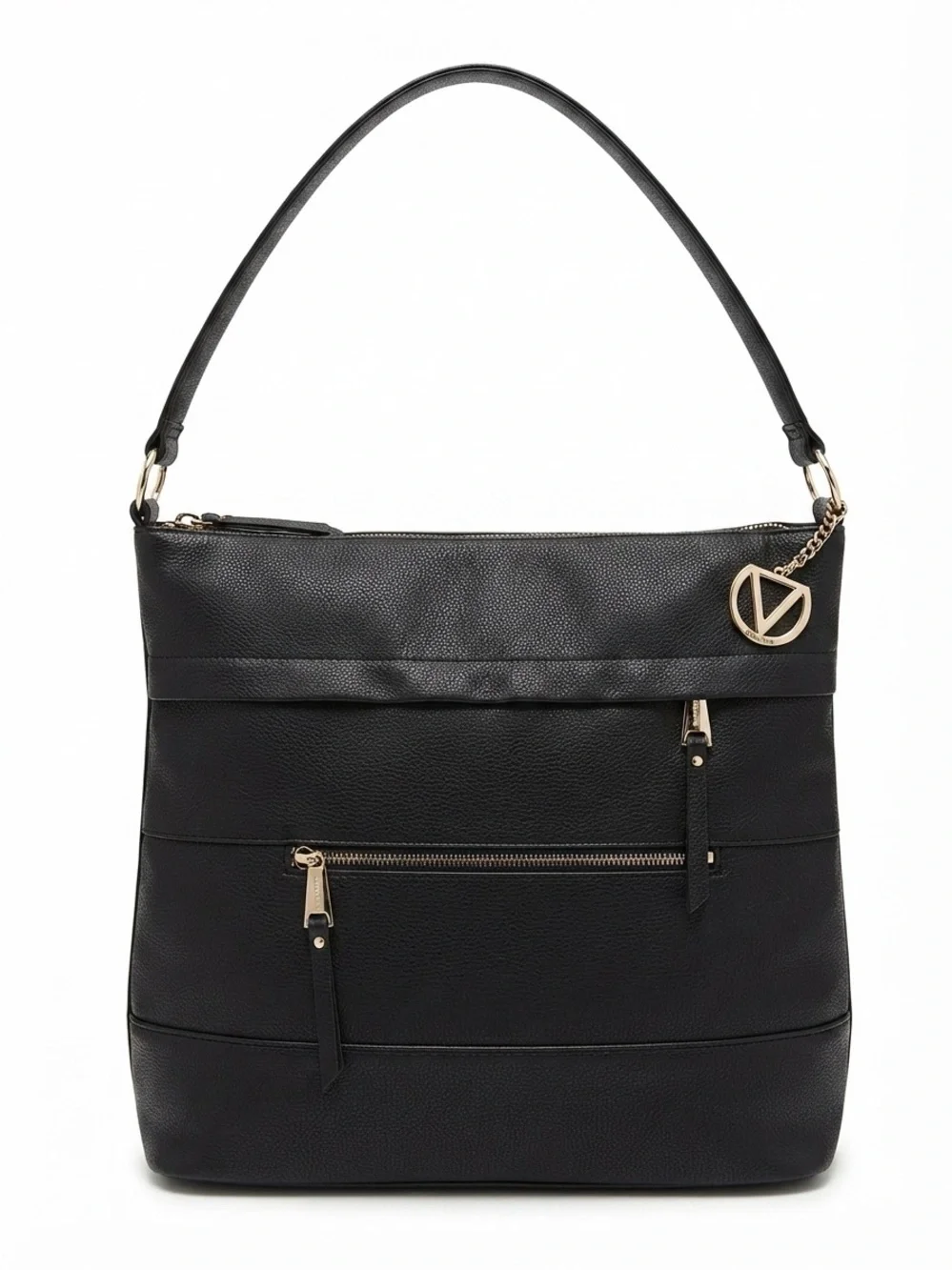 COMING SOON!  Dolce Vita Black Shoulder Bag with Gold Charm